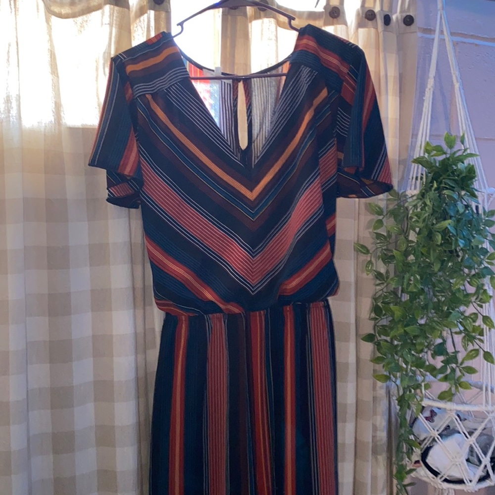Striped Jumpsuit